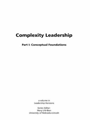 cover image of Complexity Leadership
